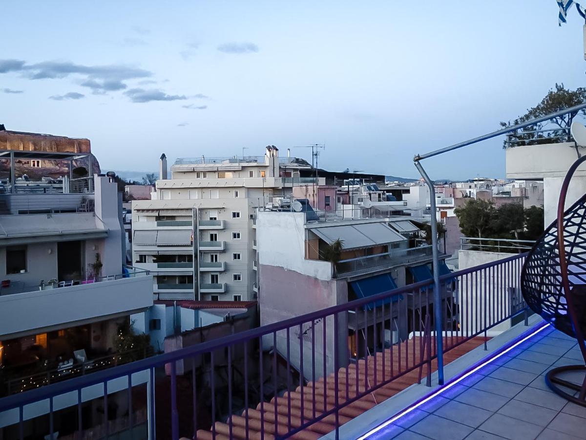 B 2 Luxury Suite Acropolis View Athens Privat Jacuzzi Bagian luar foto