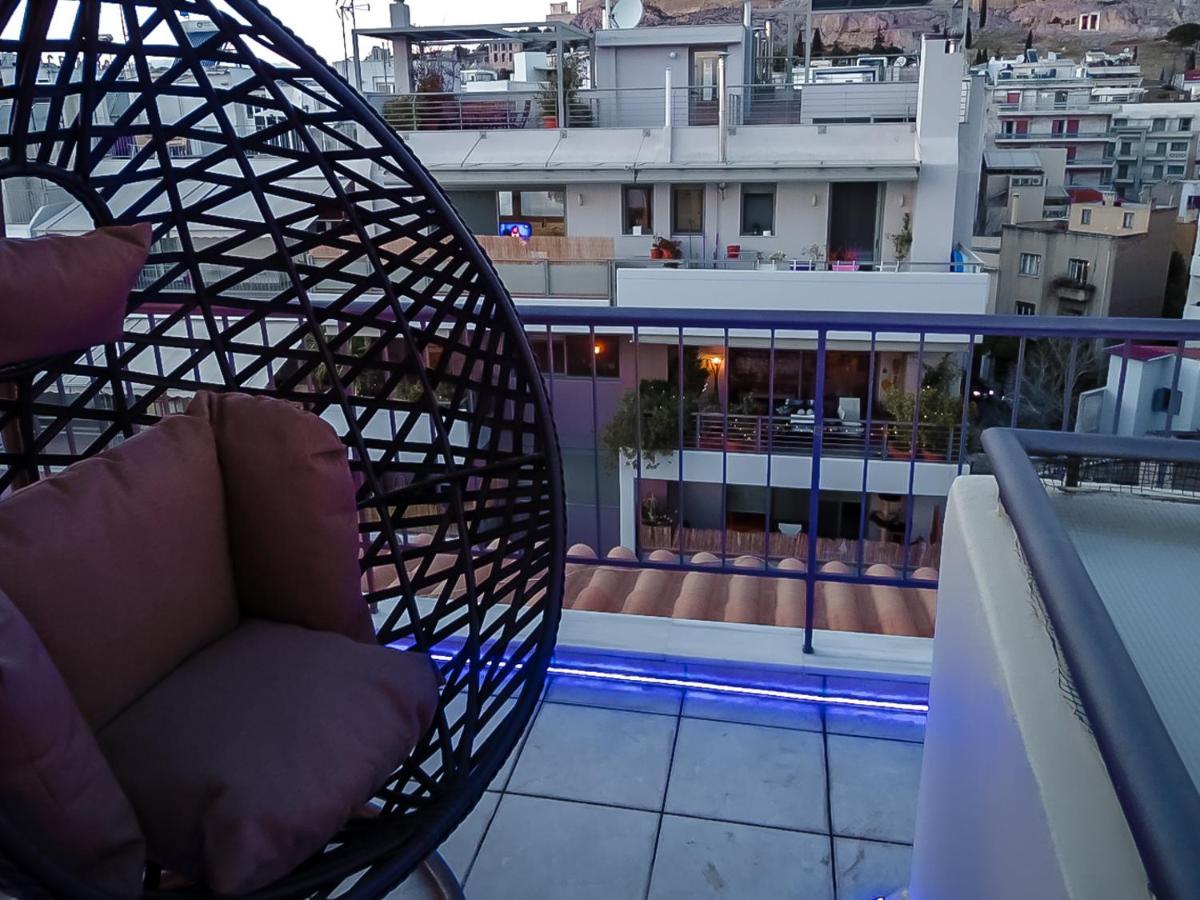 B 2 Luxury Suite Acropolis View Athens Privat Jacuzzi Bagian luar foto