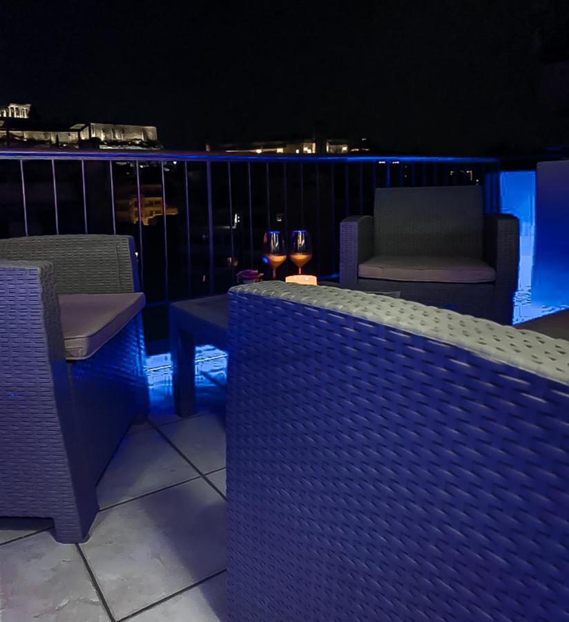 B 2 Luxury Suite Acropolis View Athens Privat Jacuzzi Bagian luar foto