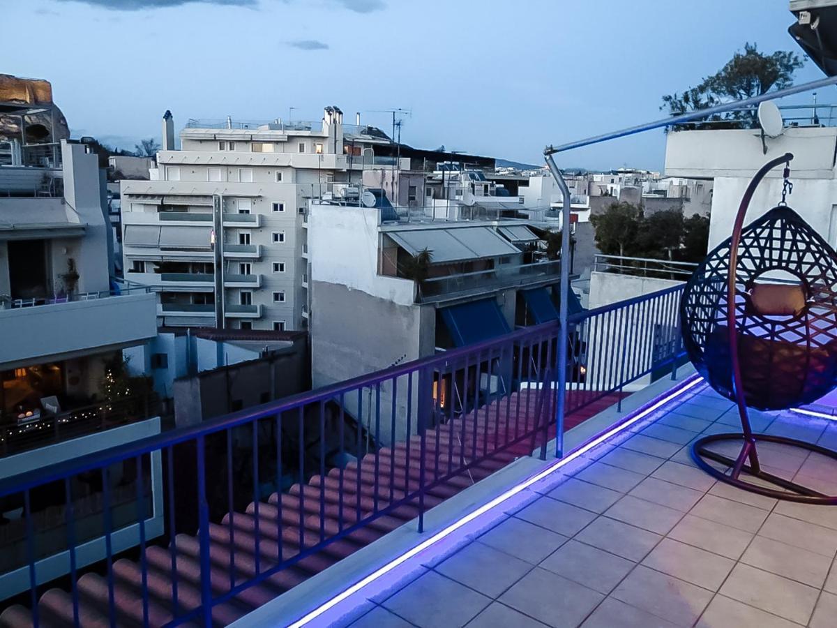 B 2 Luxury Suite Acropolis View Athens Privat Jacuzzi Bagian luar foto